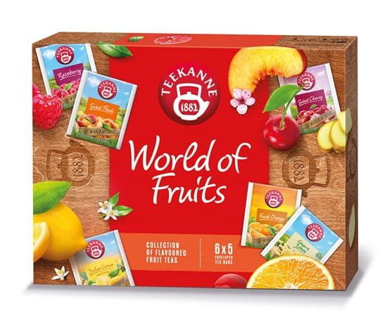 Teekanne teaválogatás world of fruits 66,25 g akciós termékkép 1
