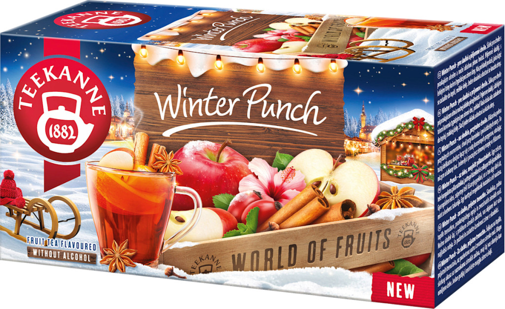 Teekanne winter punch rumos-szőlő és vanília ízesítésű tea 40 g