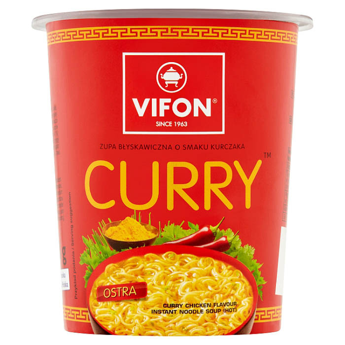 VIFON INSTANT LEVES POHÁR CUR.CSIRKE 60G akciós termékkép 1