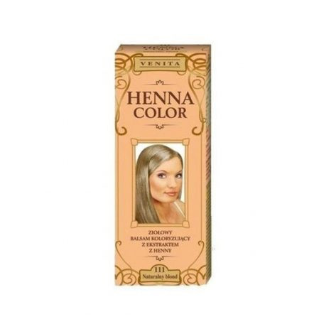 Henna Color szinező hajbalzsam nr 111 természetes szőke 75 ml