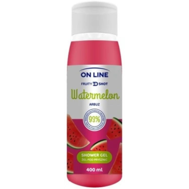 On Line tusfürdő fruity shot görögdinnye 400 ml