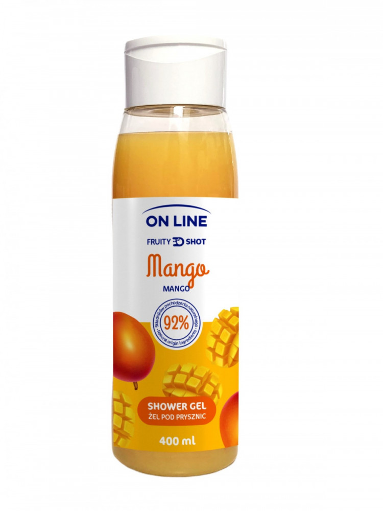 On Line tusfürdő fruity shot mangó 400 ml