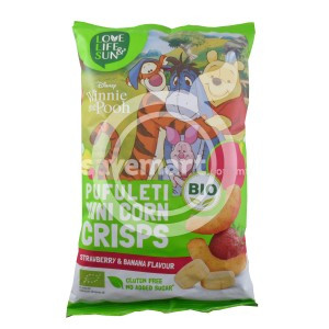 Lls winnie the pooh bio extrudált kukorica snack eper-banán 30 g