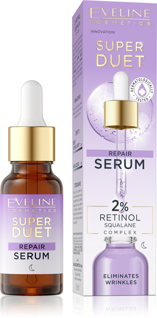 Eveline super duet 2% retinol arcszérum 18 ml akciós termékkép 1