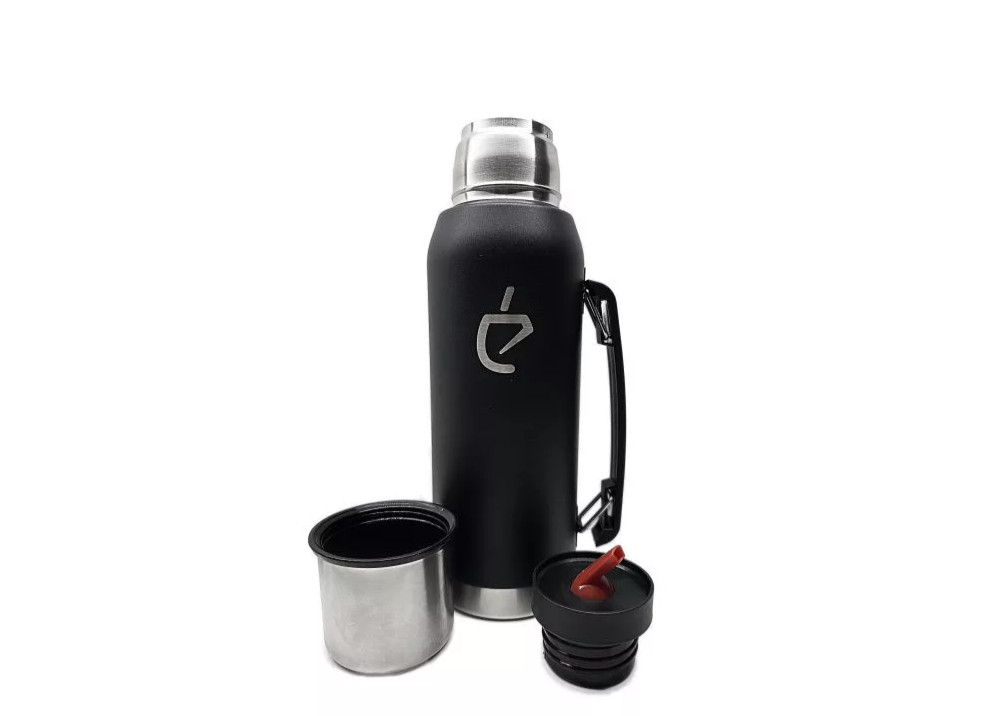 Un Mate Termosz Yerba Matéhoz 1L, fekete akciós termékkép 1