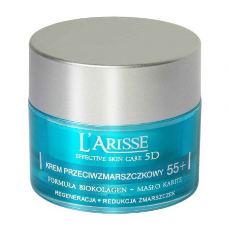 Ava larisse bőrkisimító és lifting hatású arckrém 55+ biokollagén, karité vaj 50 ml