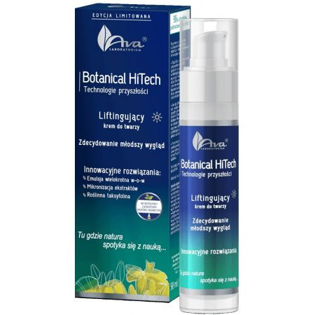 Ava botanical hitech lifting hatású bőrfiatalító anti-aging pumpás nappali arckrém 50 ml