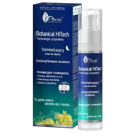 Ava botanical hitech bőrfiatalító és revitalizáló, ráncfeltöltő anti-aging éjszakai arckrém 50 ml akciós termékkép 1