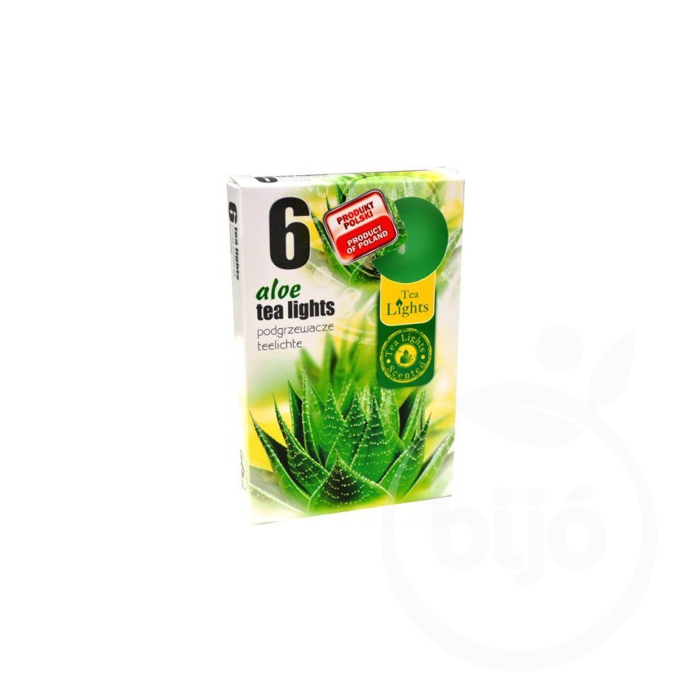 Illatos teamécses aloe vera 6 db-os