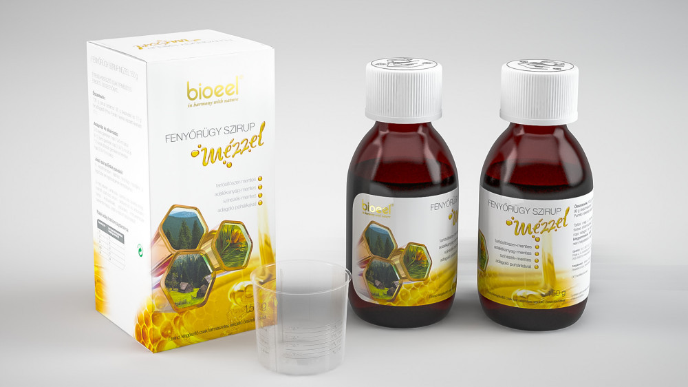 Bioeel fenyőrügy szirup mézzel 150 ml