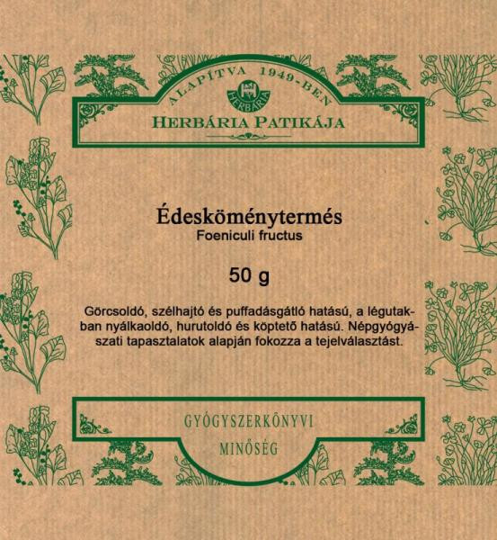 Herbária édesköménytermés tea 50 g akciós termékkép 1