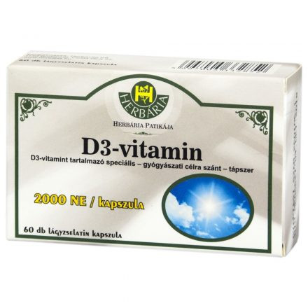 Herbária d3 vitamin 2000ne 60 db