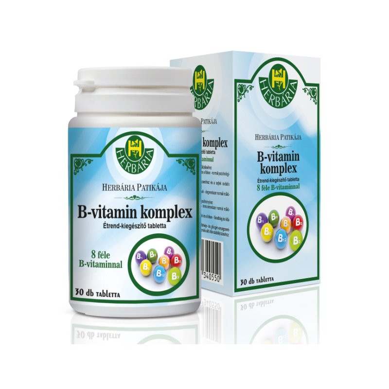 HERBÁRIA B-VITAMIN KOMPLEX TABLETTA akciós termékkép 1