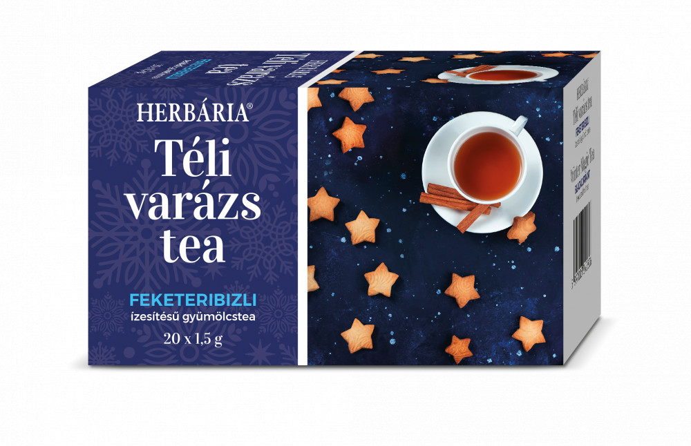 HERBÁRIA TÉLI VARÁZS TEA - FEKETERBIZLI ÍZESÍTÉSŰ 20DB