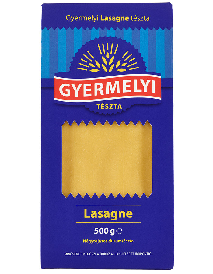 GYERMELYI LASAGNE 4 TOJÁSOS 500G