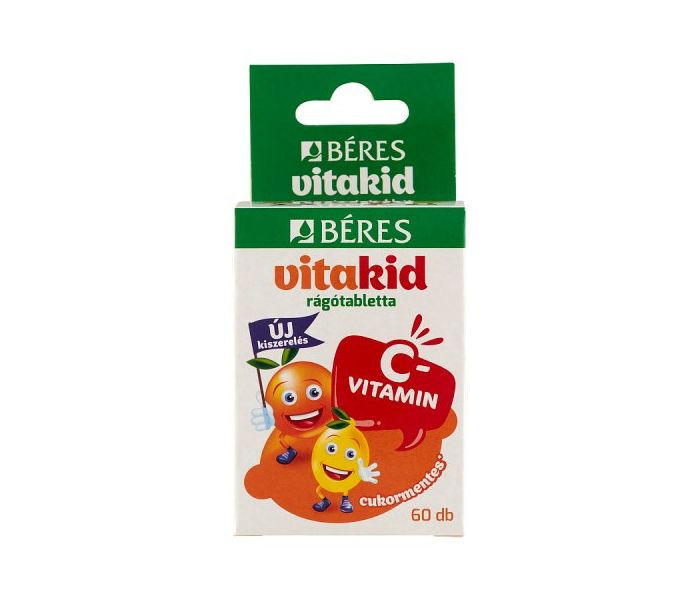 Béres vitakid c-vitamin 50mg rágótabletta 60 db
