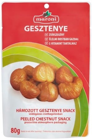 Maroni hámozott gesztenye snack 80 g