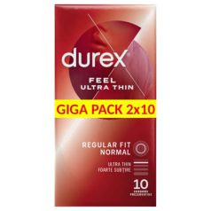 Durex Feel Ultra Thin - ultra élethű óvszer (2x10db) akciós termékkép 1