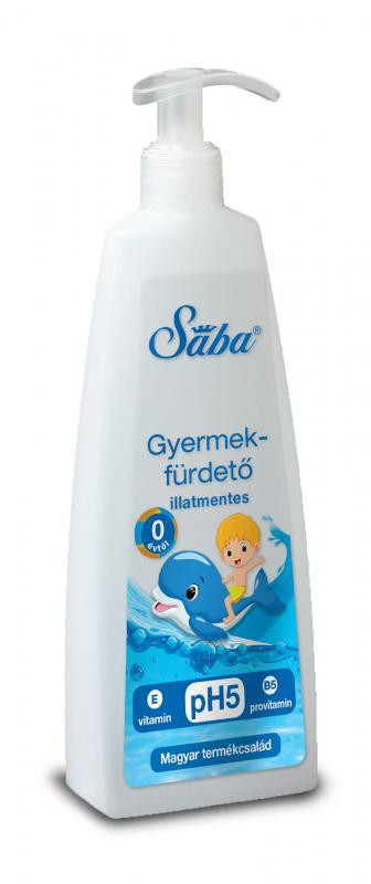 Sába illatmentes gyermekfürdető és sampon 400ml