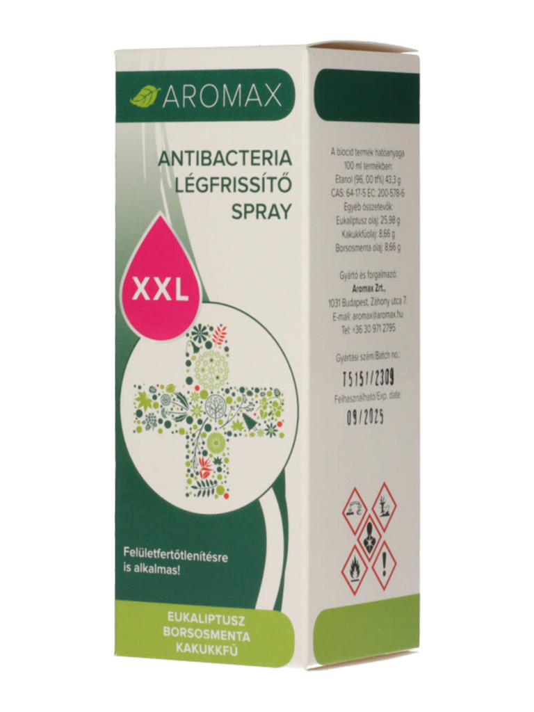AROMAX ANTIBACTERIA BORSM.-KAKKUKFŰ 40ML akciós termékkép 1