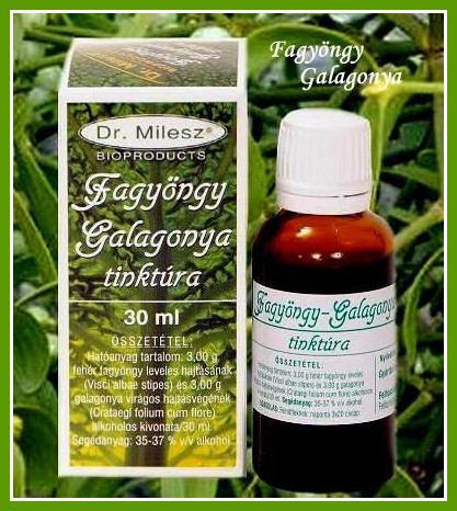 Dr.milesz fagyöngy-galagonya tinktúra 30 ml