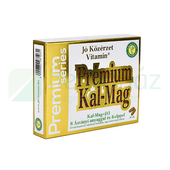 Jó Közérzet Prémium Kal+Mag+D3-Vitamin+8 Ásvány+Kelp 30Db akciós termékkép 1