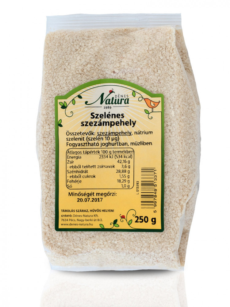 Natura szelénes szezámpehely 250 g