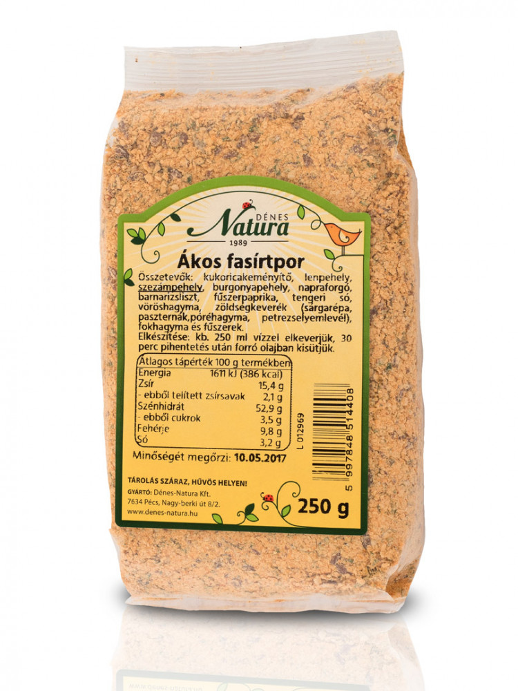 Natura fasírtpor ákos 250 g