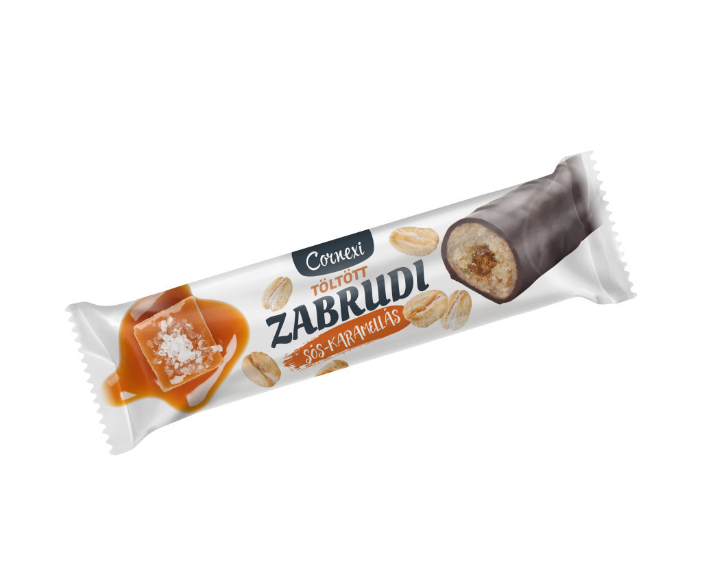 Cornexi zabrudi sós karamellás töltelékkel töltött zabrúd kakaós bevonattal 30 g akciós termékkép 1