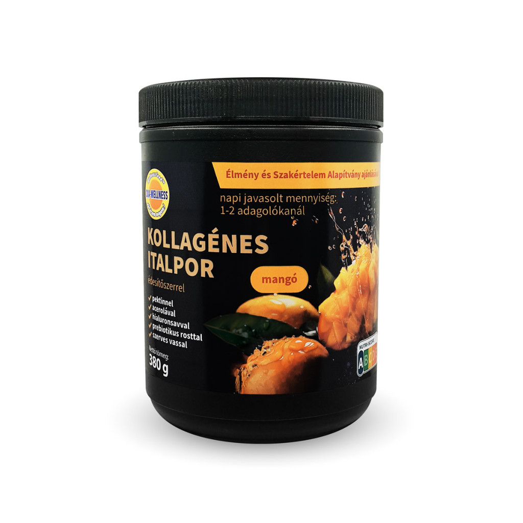 Dia-Wellness Kollagénes Italpor Édesítőszerrel Mangó 380G akciós termékkép 1