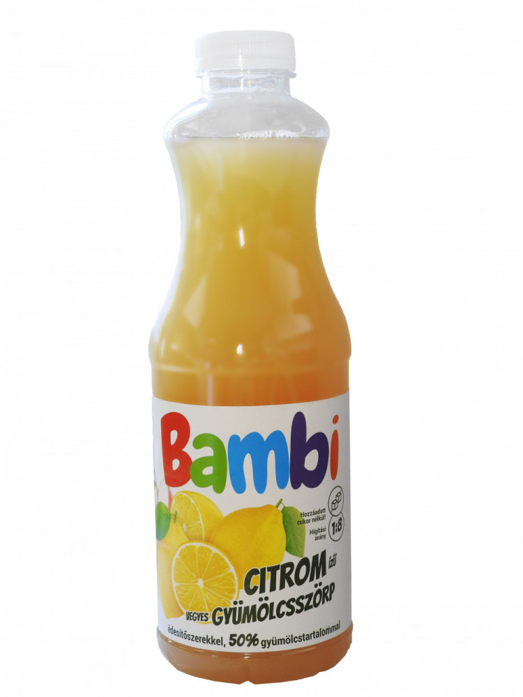 BAMBI LIGHT GYÜM.SZÖRP CITROM 1000ML