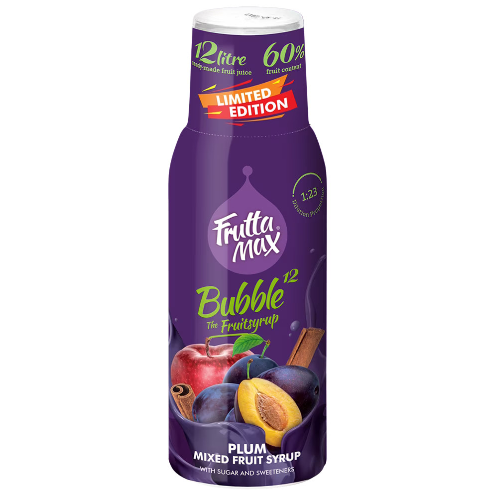 Fruttamax bubble 12 alma szilva fah j 500 ml rak