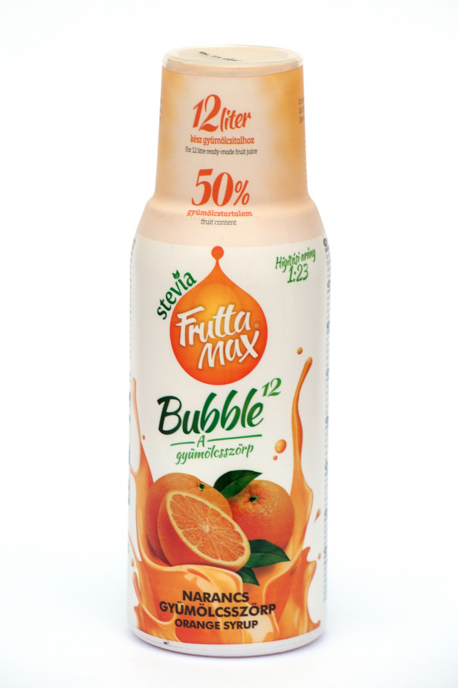 Fruttamax bubble 12 narancs 500 ml