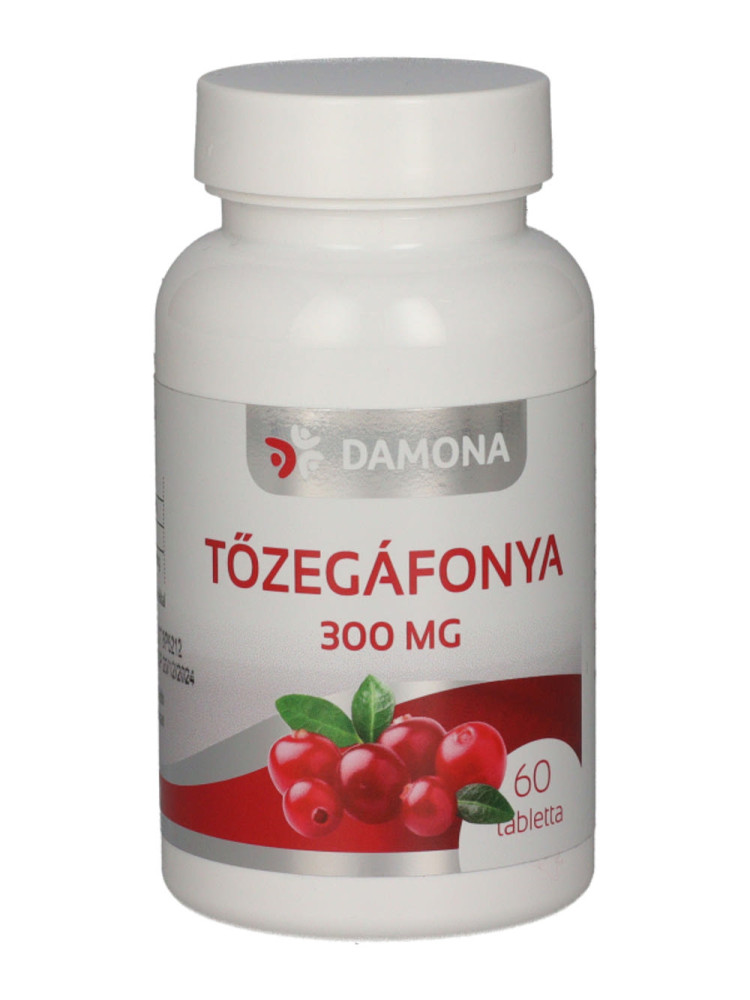 Damona tőzegáfonya tabletta 300mg 60 db