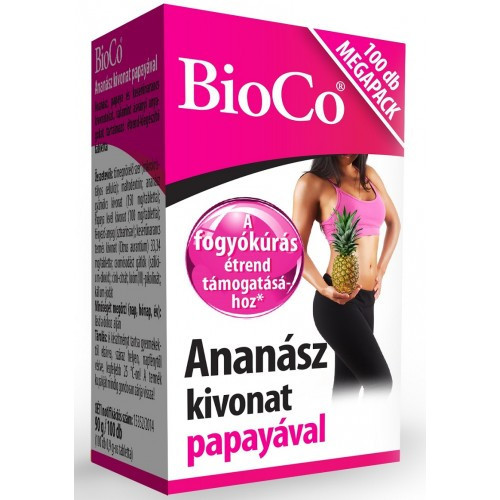 Bioco ananász kivonat papayával megapack 100 db