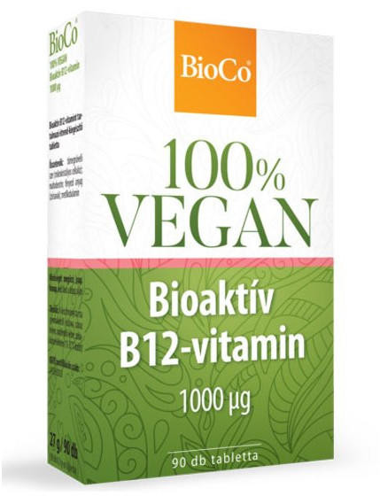 Bioco Vegán Bioaktív B12-Vitamin Tab. 90 db