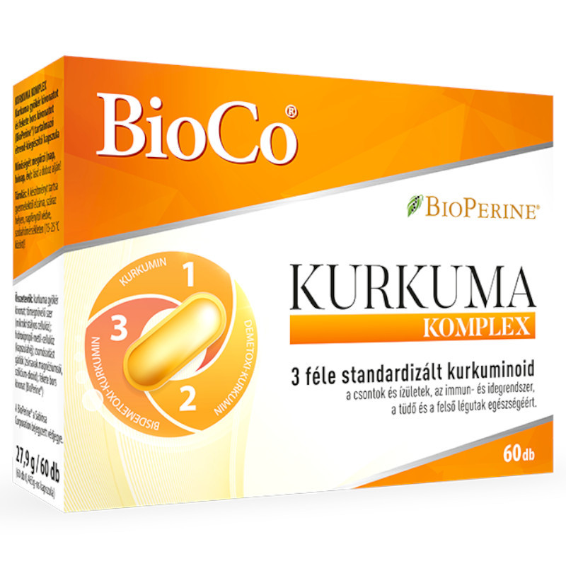 BIOCO KURKUMA KOMPLEX 60 db akciós termékkép 1