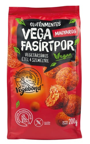 Vegabond vega fasírtpor gluténmentes magyaros 200 g