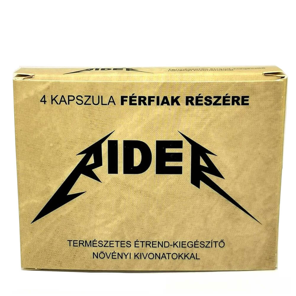 Rider - természetes étrend-kiegészítő férfiaknak (4db)