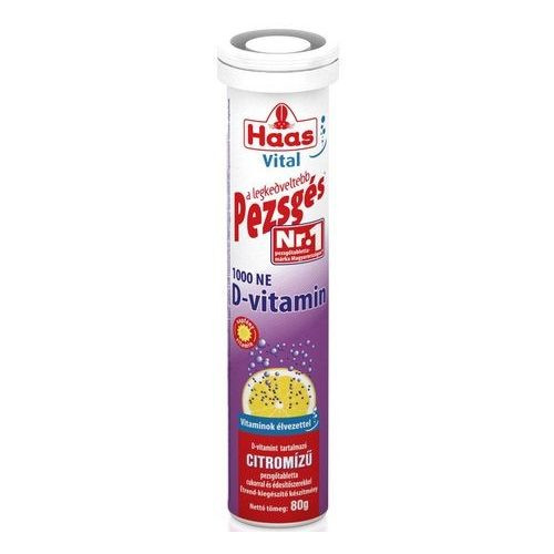 HAAS D-VITAMIN PEZSGÕTABLETTA 80G akciós termékkép 1