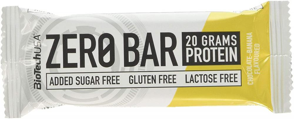 Gluténmentes biotechusa zero bar csokoládé-banán ízű 50g