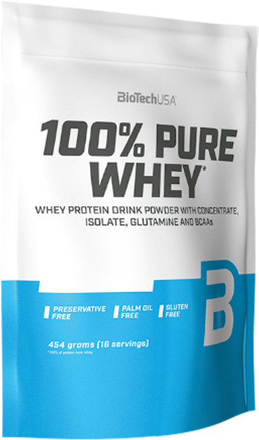 BiotechUSA 100% Pure Whey 454g akciós termékkép 1