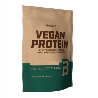 BiotechUSA Vegan Protein 500g vaníliás sütemény akciós termékkép 1