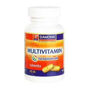 DAMONA MULTIVITAMIN KOMPLEX FELNŐTTEKNEK TABLETTA 60DB