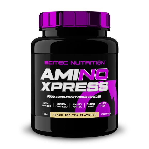 SciTec AmiNO Xpress 440g barack-ice tea akciós termékkép 1