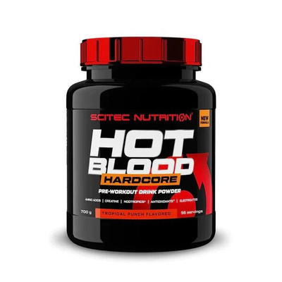 SciTec Hot Blood Hardcore 700g guarana akciós termékkép 1