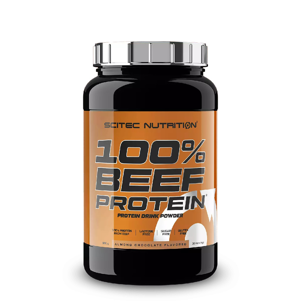 SciTec 100% Beef Protein 900g mandulás csokoládé akciós termékkép 1