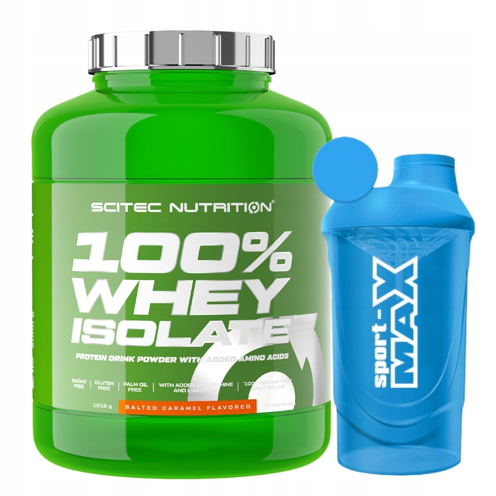 SciTec 100% Whey Isolate 1816g sós karamell akciós termékkép 1