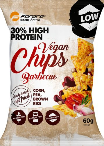 FORPRO PROTEIN CHIPS BARBECUE VEGÁN 60G akciós termékkép 1