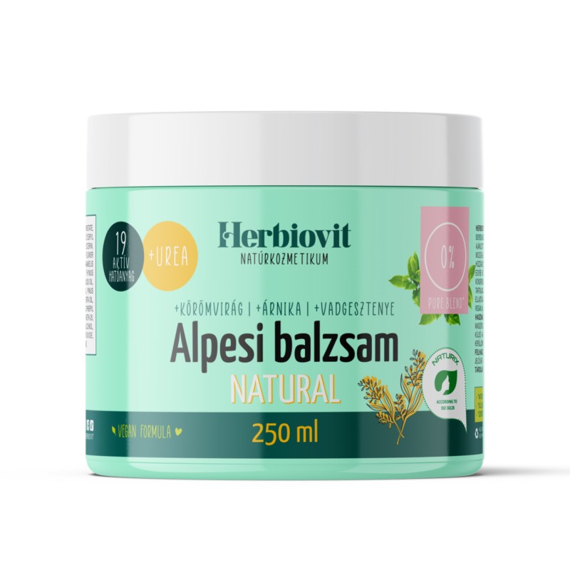 Herbiovit alpesi balzsam natural 250 ml akciós termékkép 1